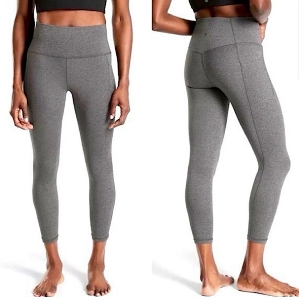 Athleta Charcoal 7/8ths Leggings